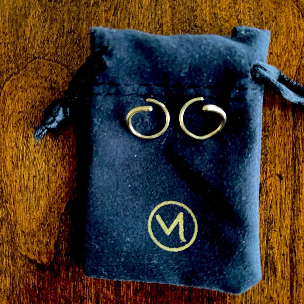 MEJURI Spiral Earrings 14K Gold